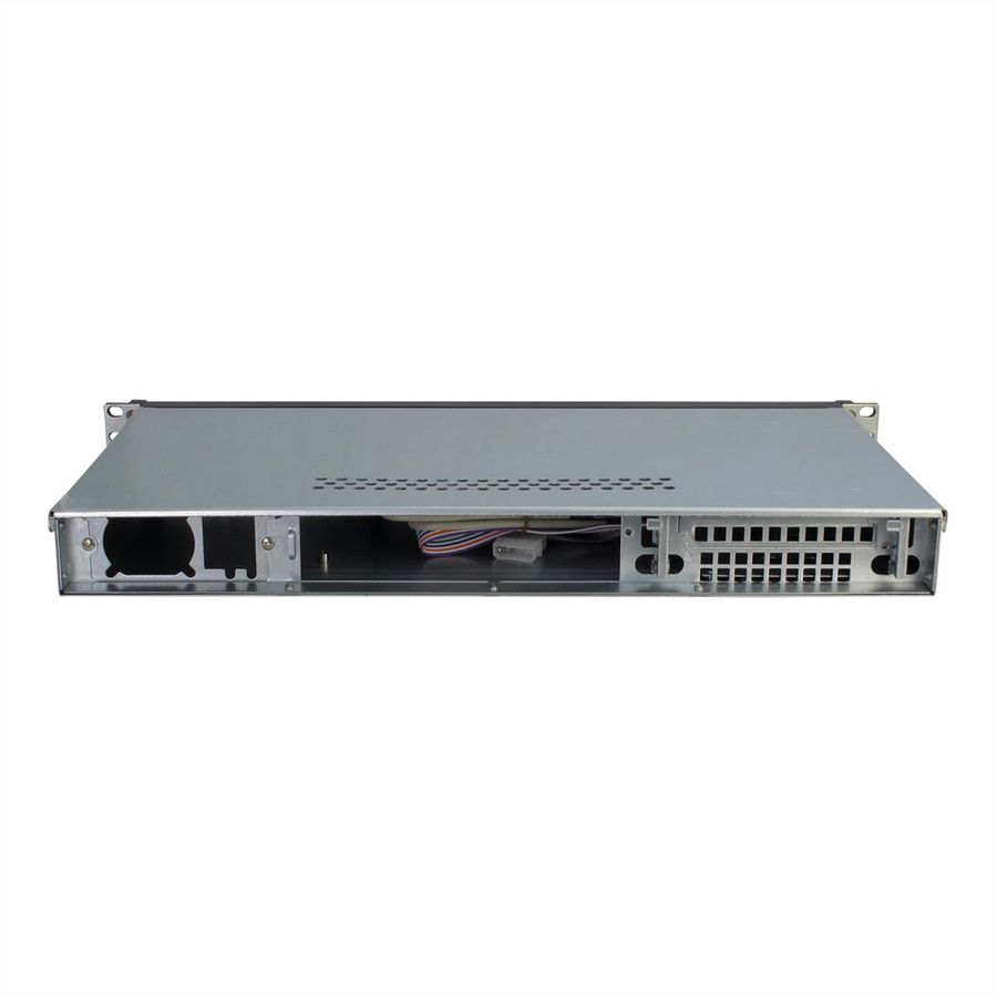 19" Server behuizing, 1UH, 1U-K-125L, zwart