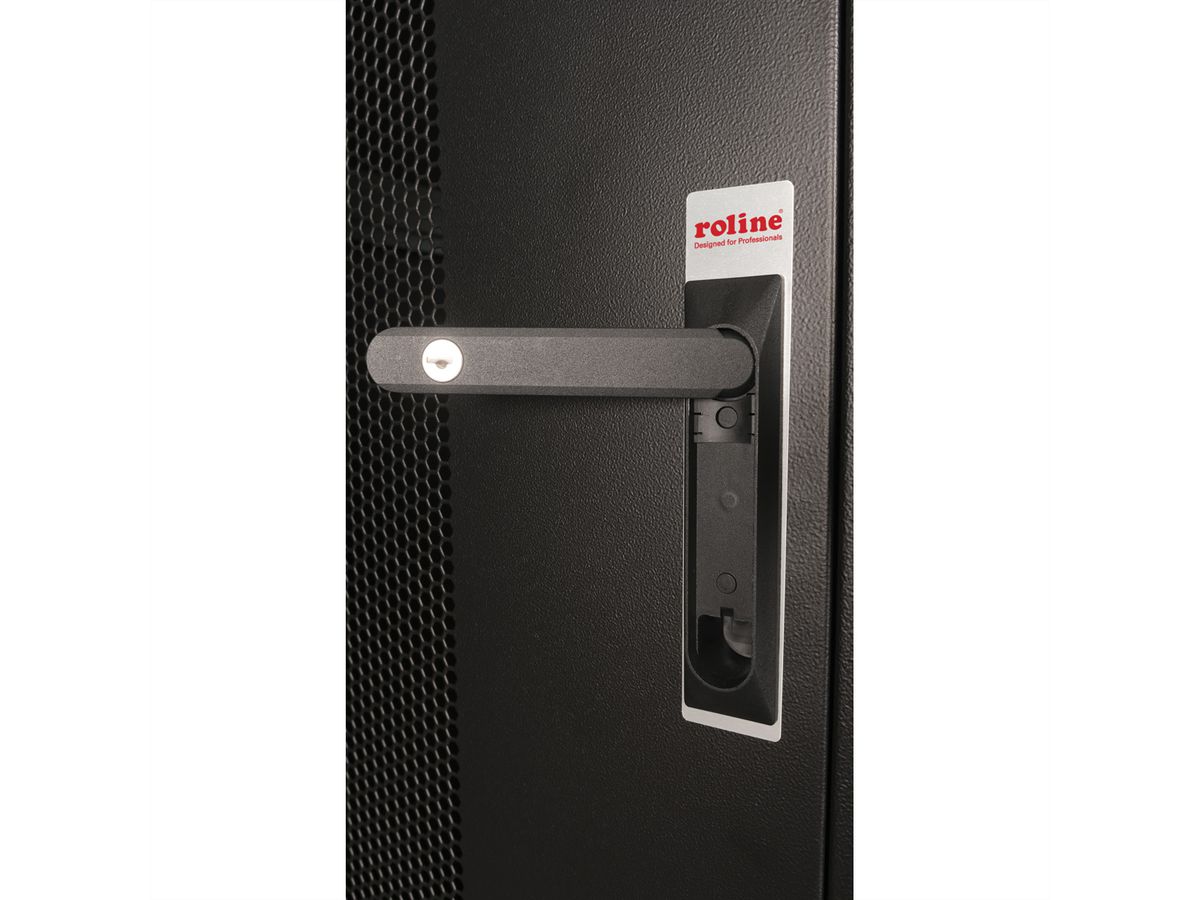 ROLINE 19-inch Server Cabinet Basic 42 U, 800x1000 WxD perforated black