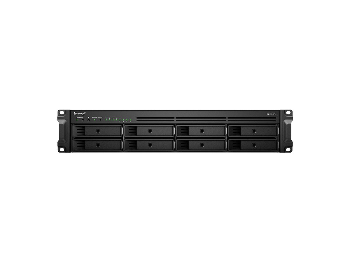 Synology RackStation RS1221RP+ data-opslag-server NAS Rack (2U) Ethernet LAN Zwart V1500B