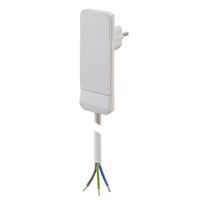 BACHMANN Flat Plug CEE7/7 white, 1.5m 10cm AEH