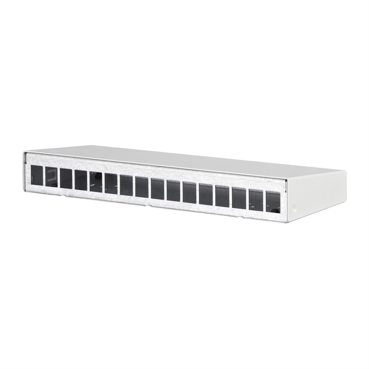 METZ CONNECT Keystone AP-behuizing 16-poorts zuiver wit RAL9010