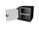 ROLINE 10-inch kabeldoorvoer, met borstelstrook 0.5HE grijs