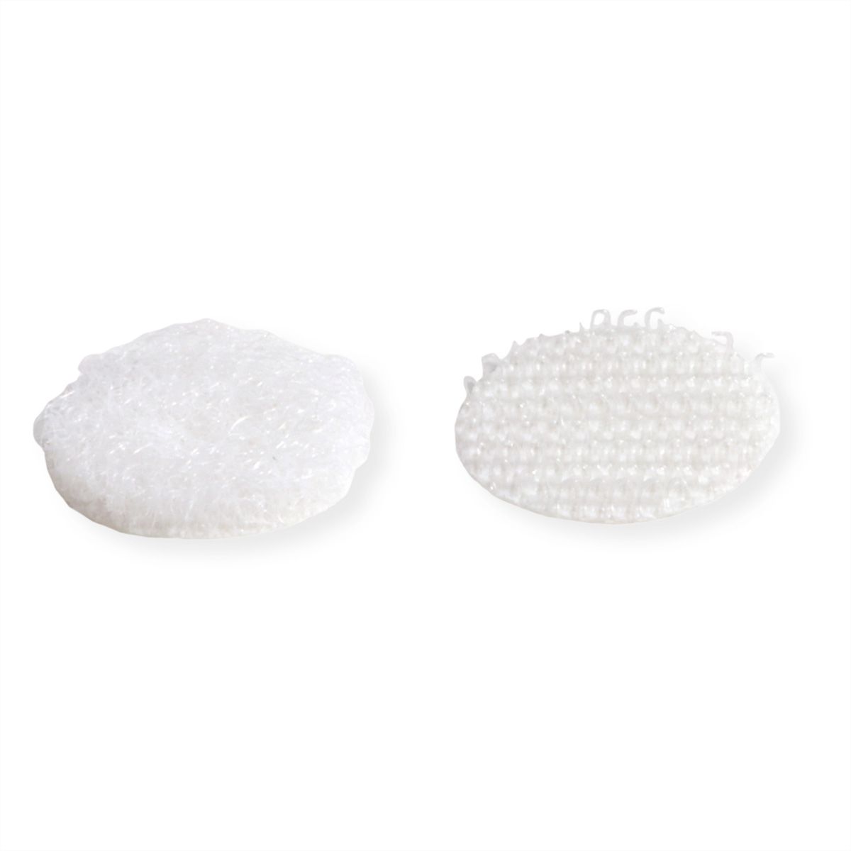 VELCRO® klittenbandstippen zelfklevend haken en lussen 16 mm x 16 sets Wit