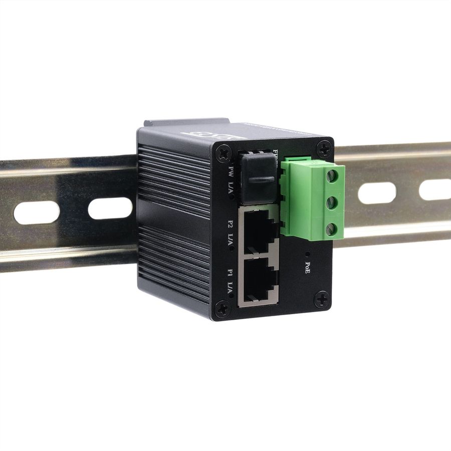 EXSYS EX-62010PoE-SFP Micro 2+1-poorts PoE+ industriële gigabit switch