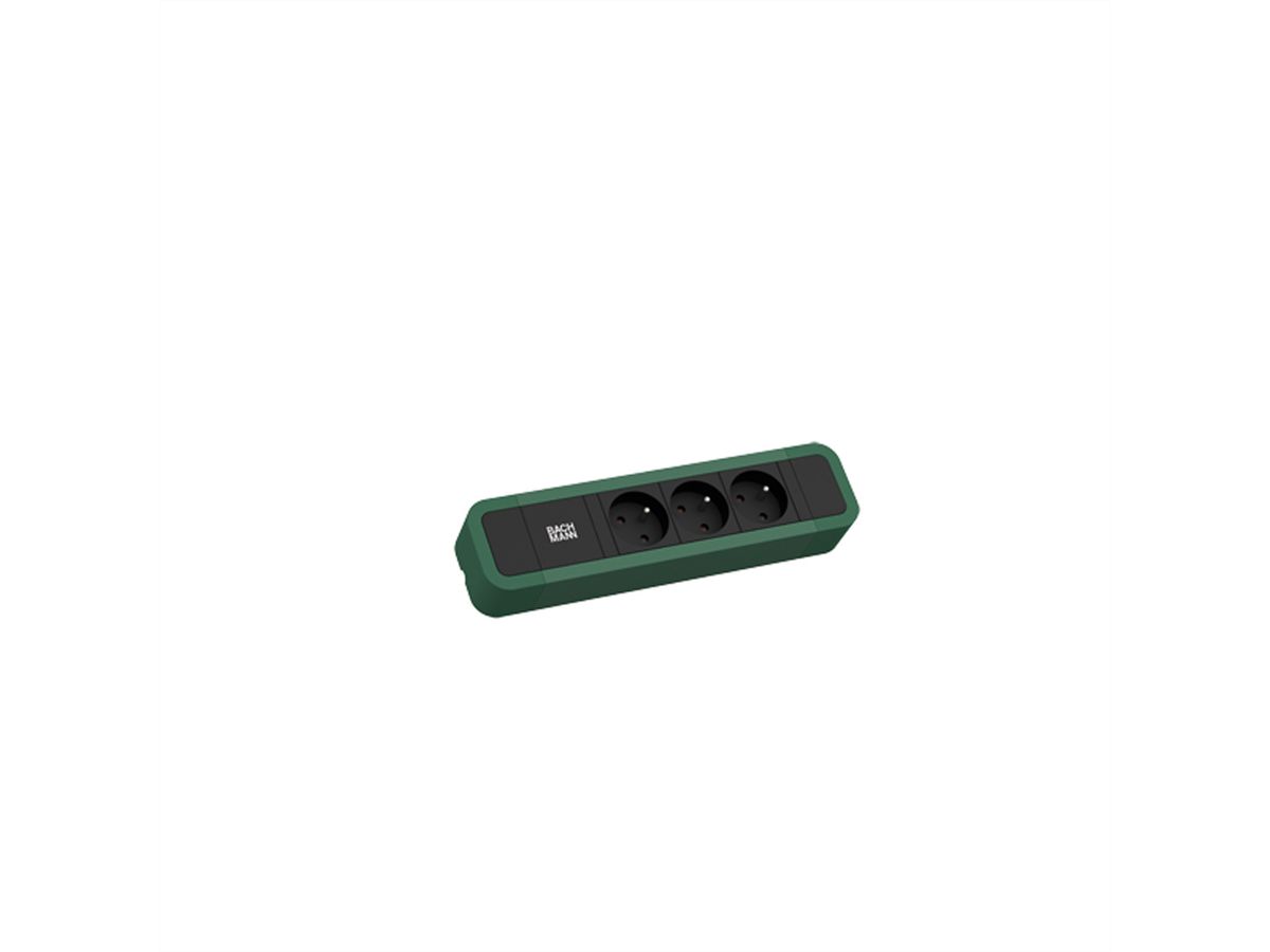 BACHMANN PRIMO 2 3xUTE 2.0m CEE7/7 RAL6028