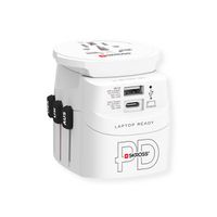 Skross PRO Light USB AC45PD World Travel Adapter, worldwide