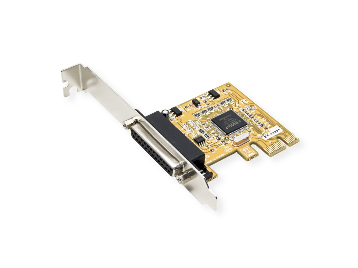 EXSYS EX-44001 PCIe x1 LP 1x parallel EPP incl. LowProfile beugel