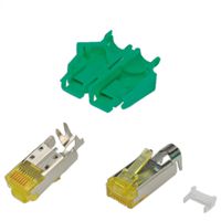 HiRose TM31 Stecker geschirmt, Tülle grün, 50 Stück