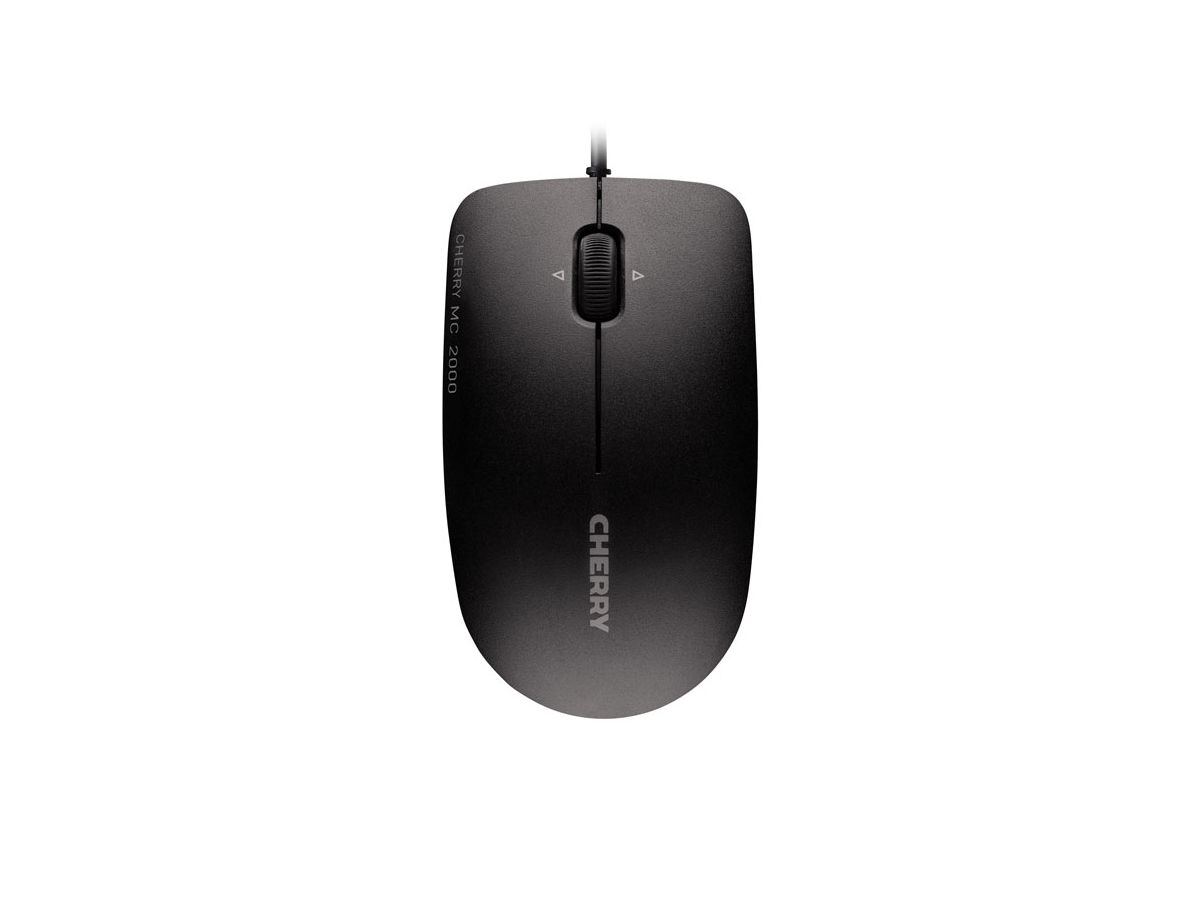 CHERRY MC 2000 Corded Mouse with Tilt Wheel, Black, USB