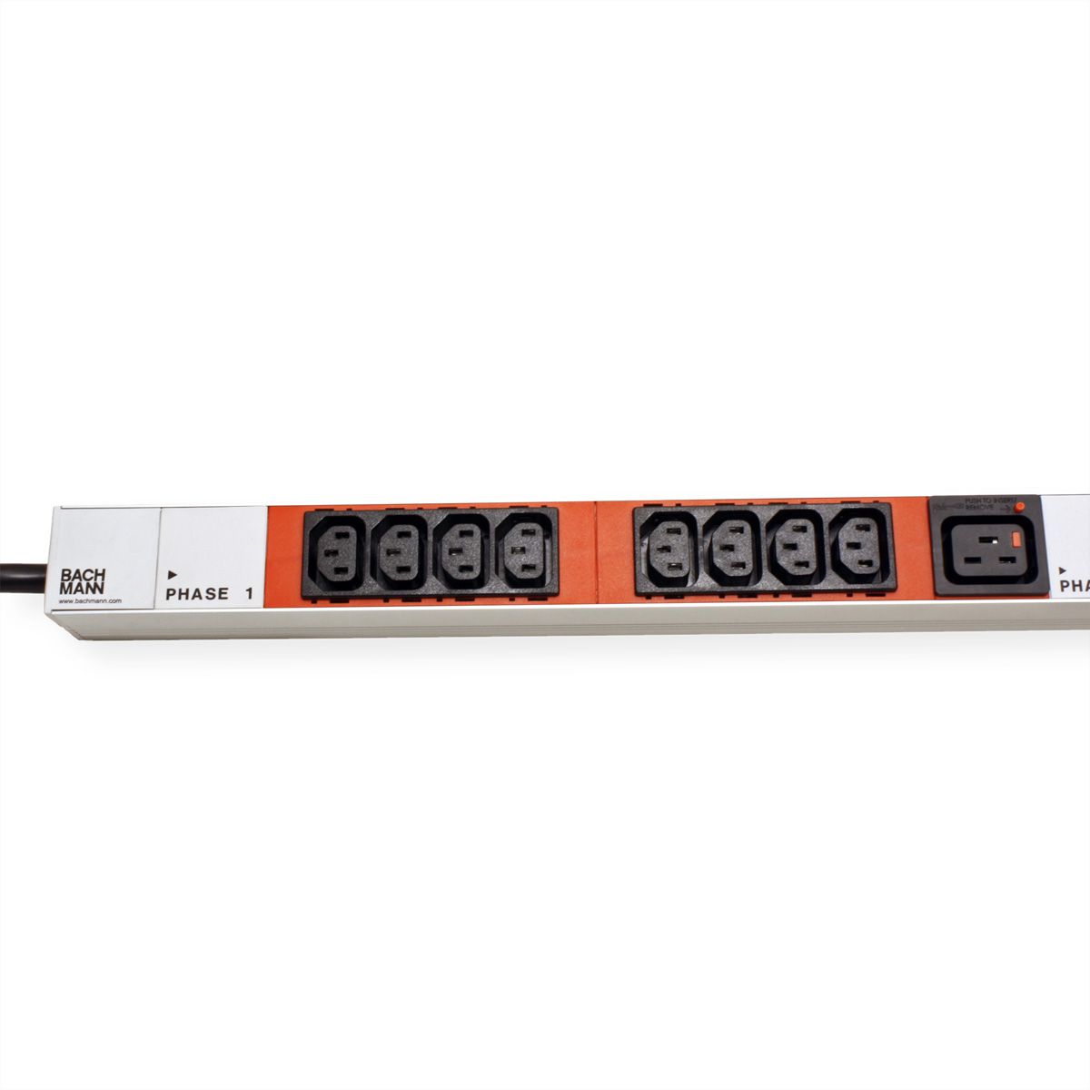 BACHMANN IT PDU ALU 1U 24x C13 3x C19 CEE 3x16A red