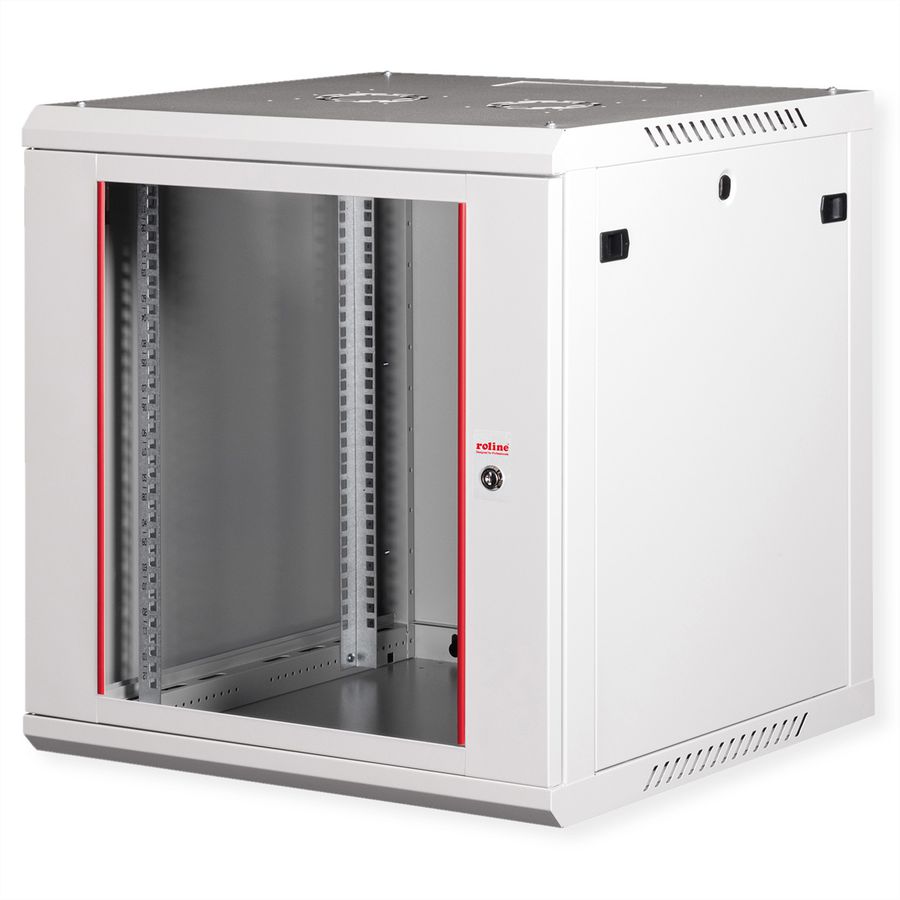 ROLINE 19" Wall Cabinet Basic Plus 12U, 600x600 BxT grey