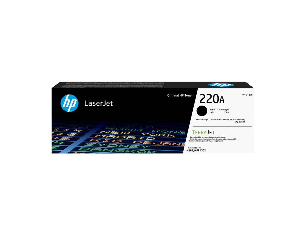 HP 220A originele LaserJet-tonercartridge, zwart