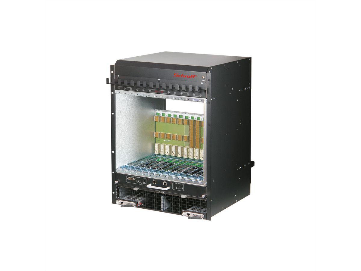 SCHROFF ATCA Systeem 450/40 Serie, 14 Sleuven, DC, Dual Dual Star, Bussed IPMB