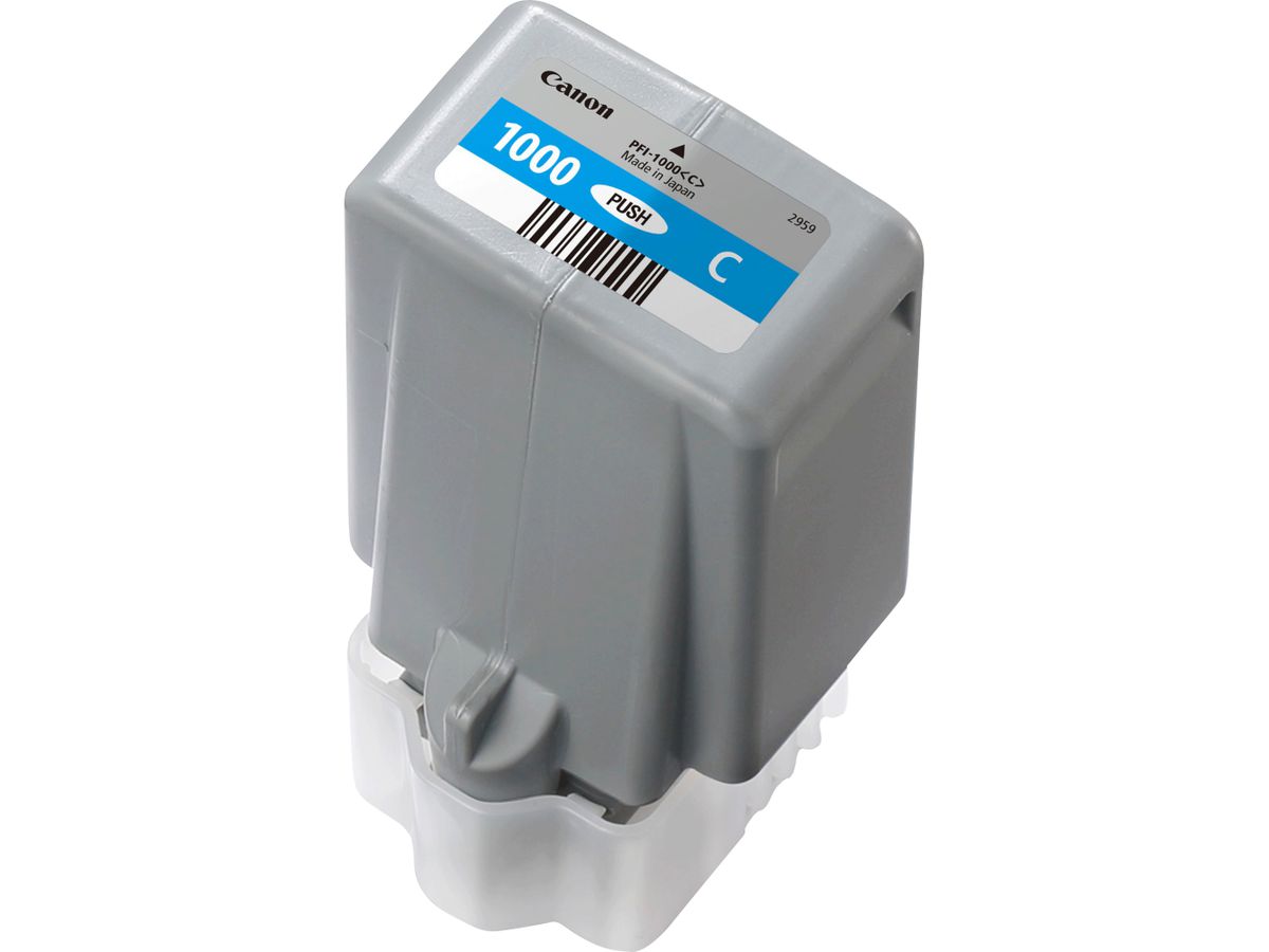 Canon PFI-1000C Cyan Ink Cartridge