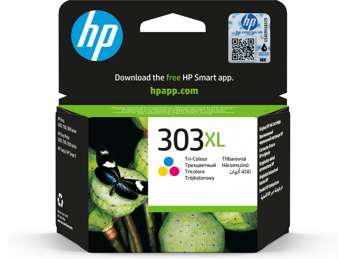 HP 303XL High Yield Tri-color Original Ink Cartridge