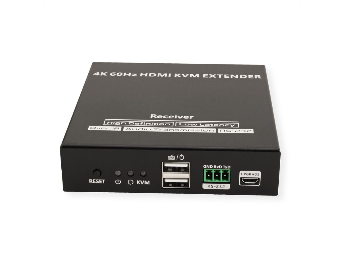VALUE KVM Extender over Cat. 6/6A, HDMI, 4K@60Hz, max. 120m