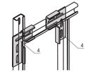 SCHROFF Eurorack C-Rail L-Bracket for stub / corner connection of two central rails