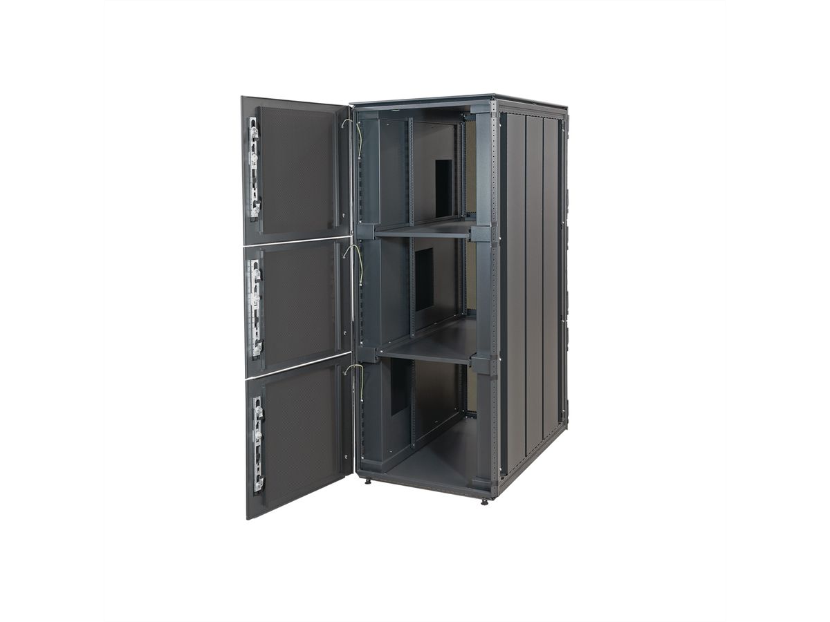 SCHROFF Varistar systeemkast, RAL 7021, 4 vakken, 47 HE, 2200H, 800W, 1000D