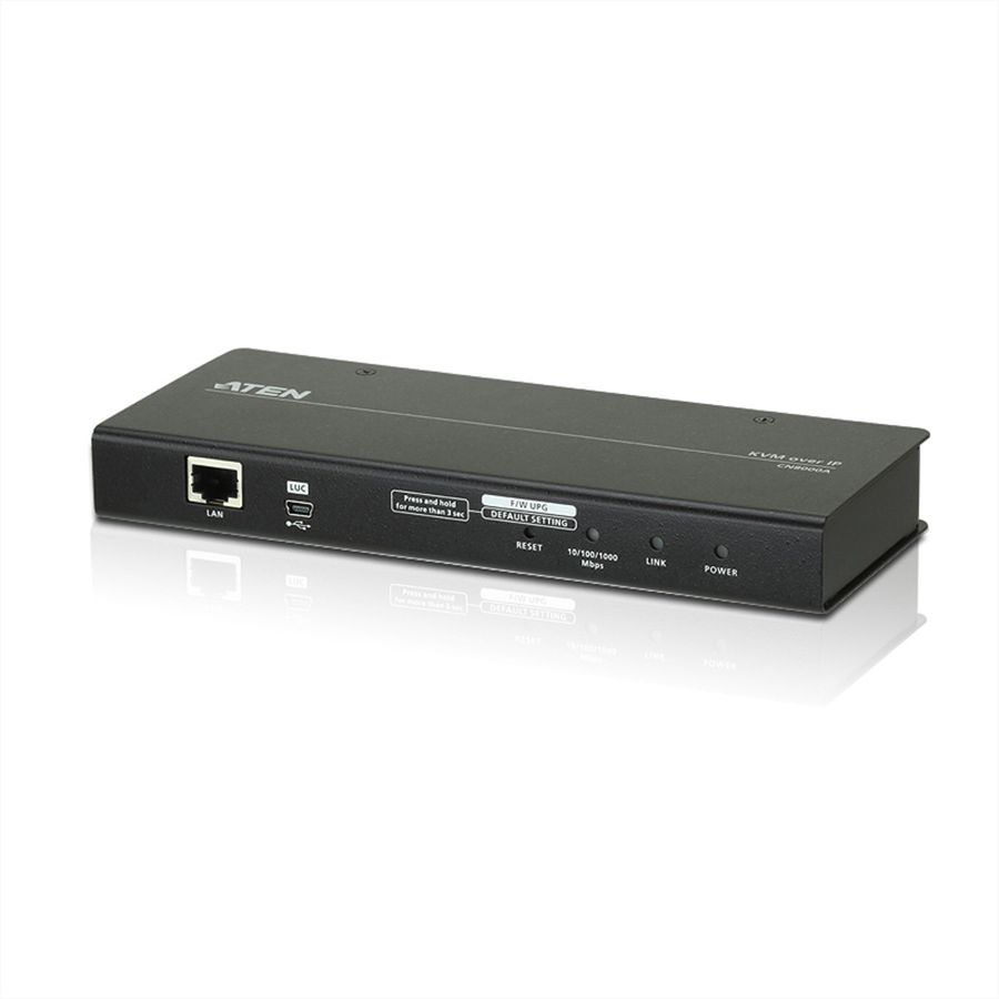 ATEN CN8000A KVM Over IP-besturingseenheid, met virtuele media interface