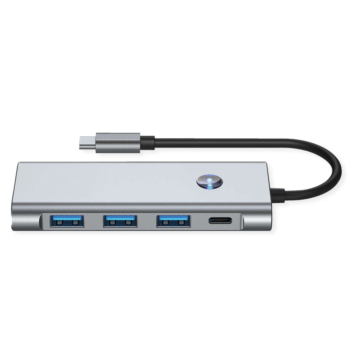 VALUE Dockingstation Type C, 1x HDMI 4K60, 3x USB 3.2 Gen1 Type A, 1x SD/Micro SD (TF), 1x Type C PD (Power Delivery)