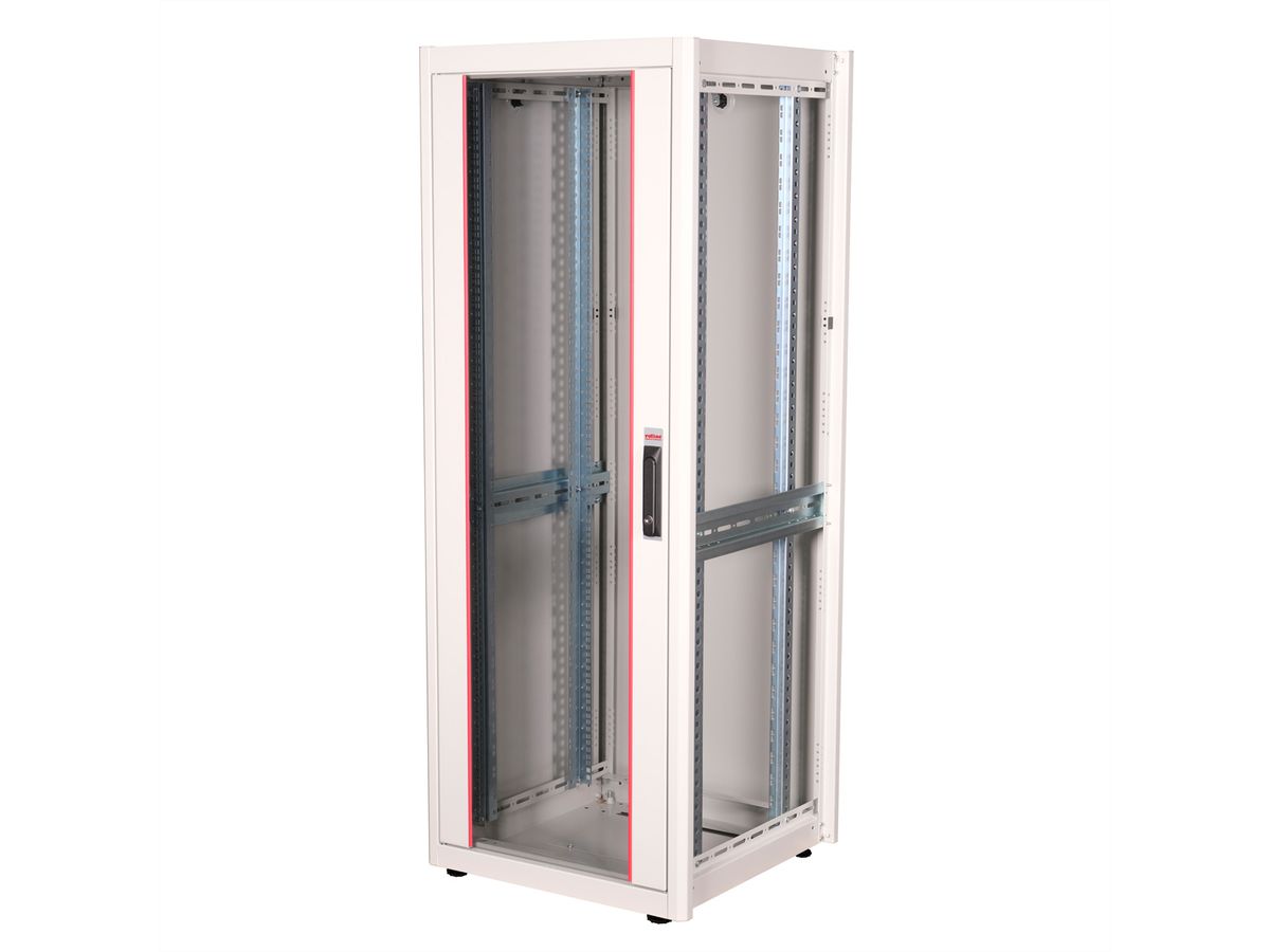 ROLINE 19-inch netwerkkast Basic 32 U, 600x600 BxD Glazen deur grijs