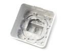 Opbouwdoos Modulehouder zuiver wit, 2-voudig