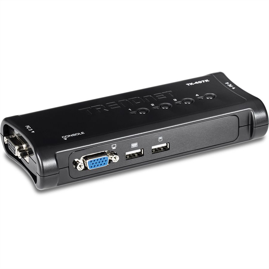 TRENDnet TK-407K KVM-switch 4-poorts USB-kit