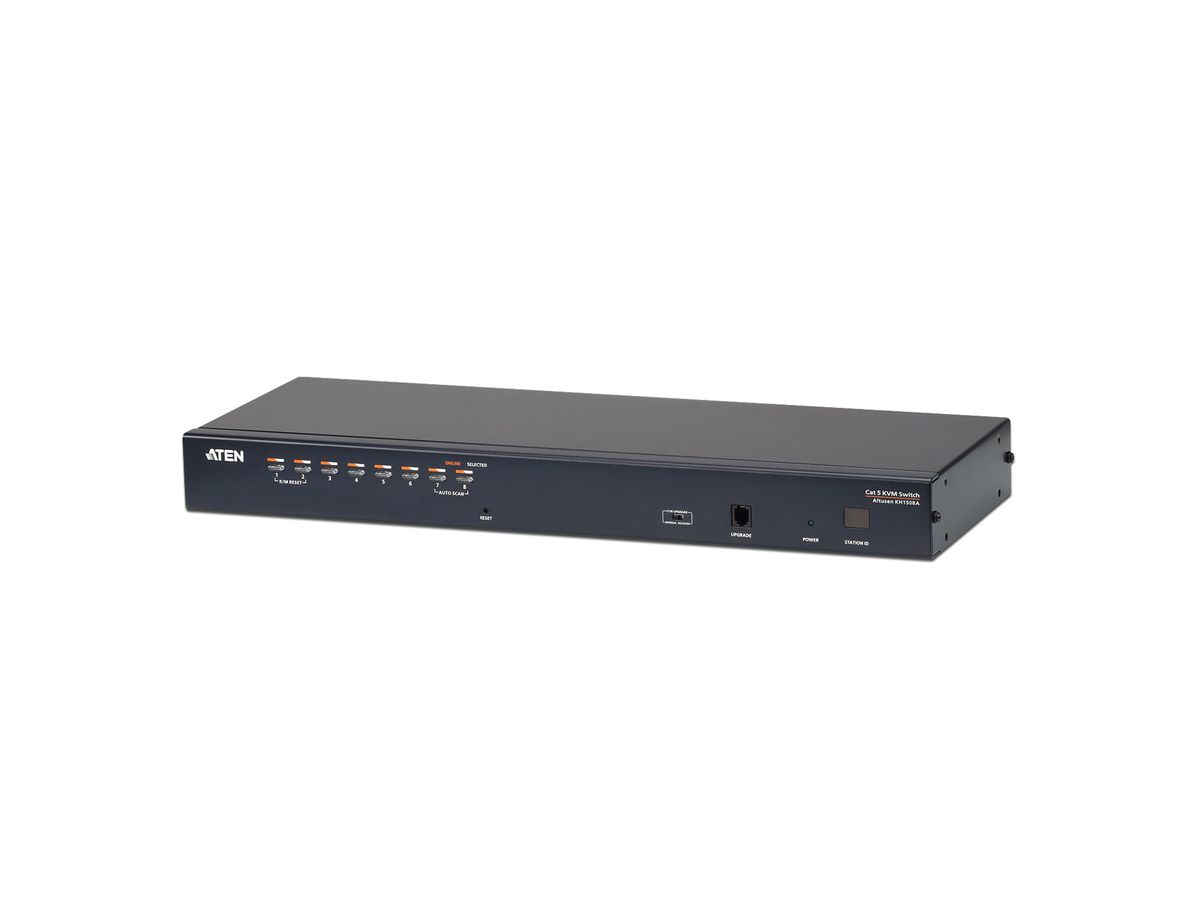 ATEN KH1508A KVM-Switch, VGA, PS/2-USB via Cat. 5, 8 Poorts