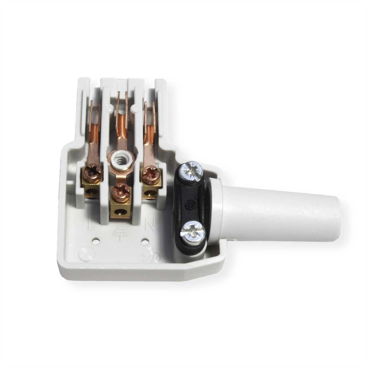 BACHMANN Koude apparten stekker haaks C13 Type 790 70°C, wit