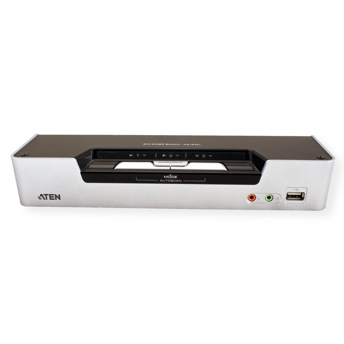 ATEN CS1642A KVM Switch Dual-View DVI, USB, Audio, USB-Hub, 2 Ports