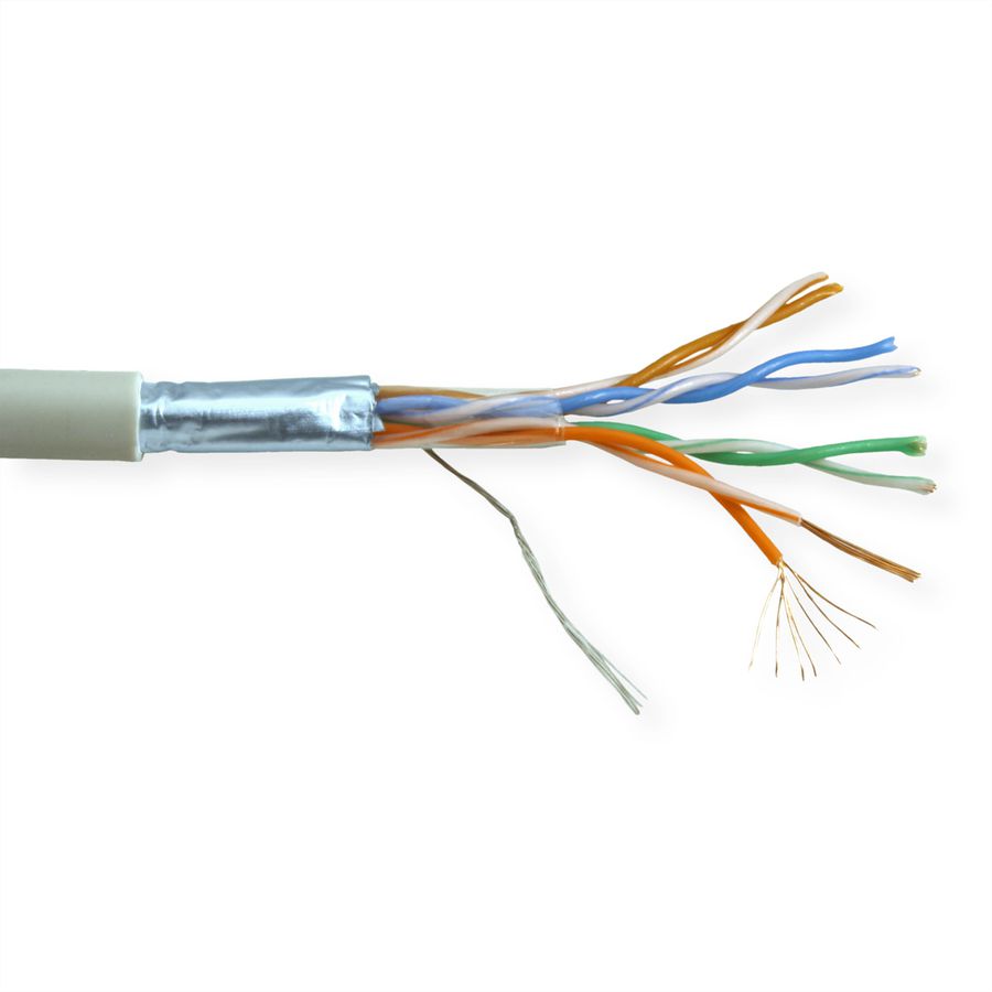 ROLINE FTP Cable Cat.5e (Class D), Stranded Wire, 300 m