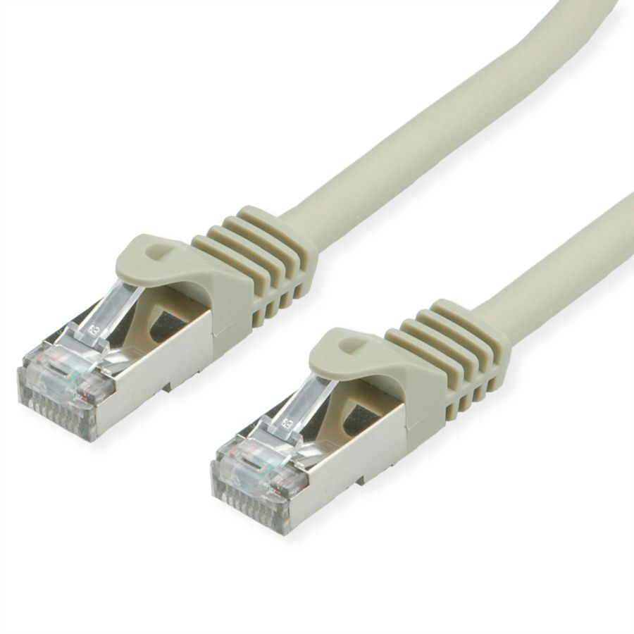 VALUE S/FTP-kabel Cat.7, met RJ-45-connectoren (500 MHz / Klasse EA), grijs, 3 m