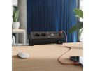BACHMANN DESK2 2xCH 90° 1xUSB C/C 45W, L=0,2m RAL9005