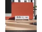 BACHMANN DESK 2xCEE7/3 1xUSB A/C 22W 1xCM GST18 RAL9010