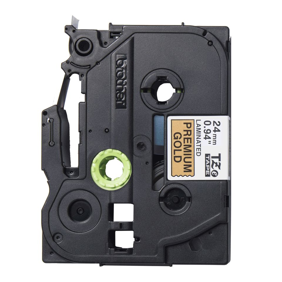 Brother TAPE/TZePR851 24MM BLACK ON GOLD label-making tape