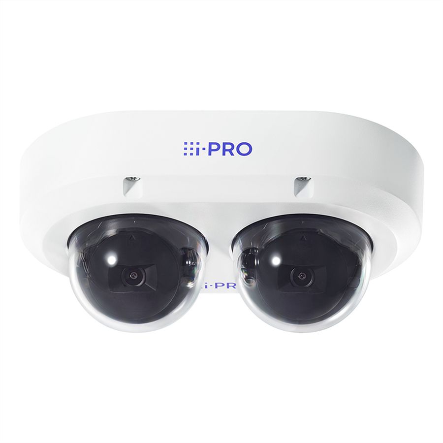 i-PRO 2x4K AI OUTDOOR VANDAL Multi-Sensor  Camera, white