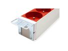 BACHMANN 19" 1HE 8xUTE rt 1xFuse 10A Strom 2,0m