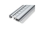 SCHROFF horizontale rail, voorzijde, type H-LD, zwaar, lange lip, voor IEEE toepassing, 63 PK