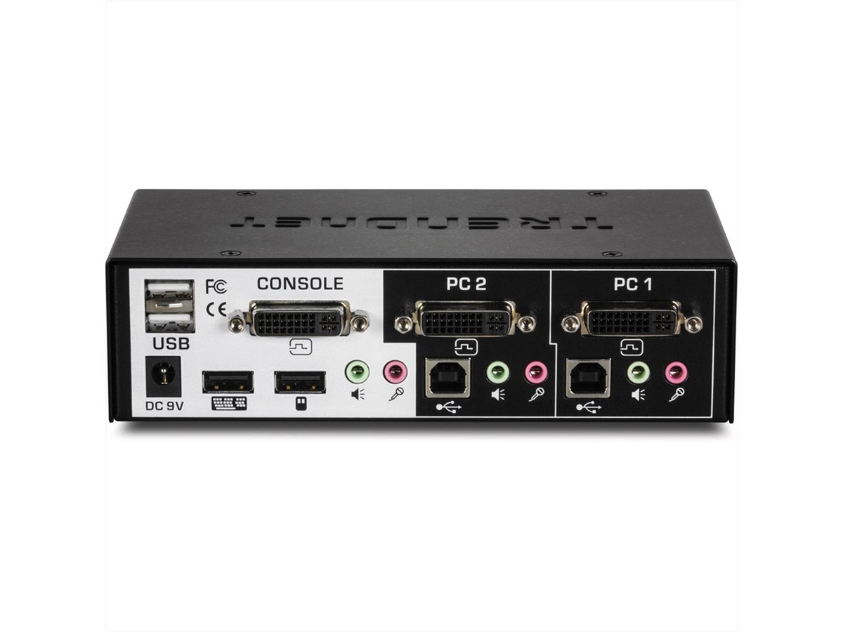 TRENDnet TK-222DVK KVM-switch 2-poorts DVI Kit