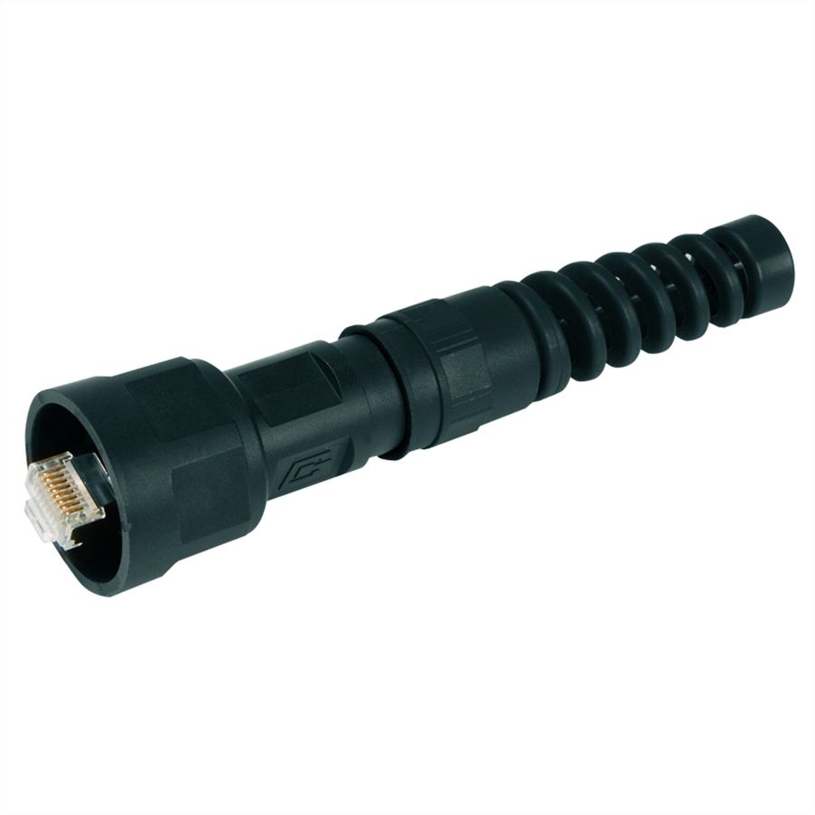 TELEGÄRTNER STX V1 RJ45 stekkerset , AWG24-27 Cat.6A (ISO) BP met knikbeveiliging