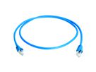 TELEGÄRTNER Mini patch cord S/FTP Cat.6A, MP8 FS500, LSZH, blue, blue, 2 m