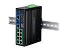 TRENDnet TI-BG108 Industrial DIN-Rail Switch 10-Port Gigabit 400W PoE++