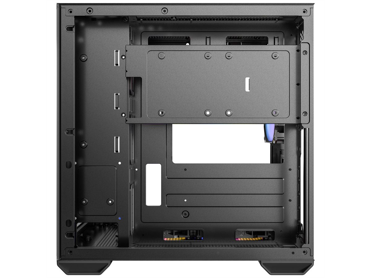 ANTEC CX60M ARGB PC Gehäuse Mini Tower Micro-ATX, schwarz
