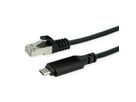 ROLINE USB 3.2 Gen 2 to Gigabit Ethernet Cable Converter, black, 2 m