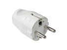 BACHMANN montage stekker zwart, voor toevoerleiding H03VV-F3G0.75-1.0-1.5mm, wit
