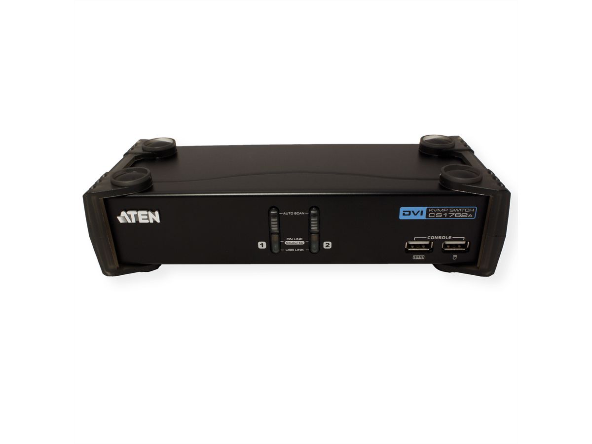 ATEN CS1762A KVM switch DVI, USB, audio, USB hub, 2 poorts