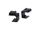 VALUE Keystone Socket Cover, 10pcs/set , black