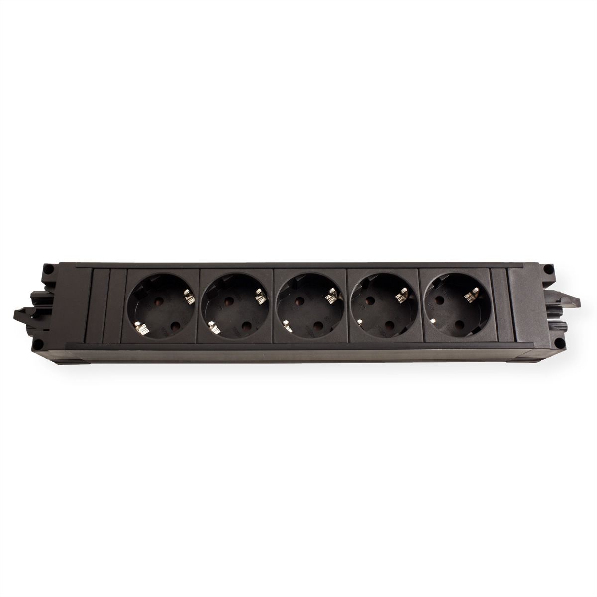 BACHMANN STEP BASE 5x earthing contact, black