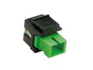 ROLINE Fiber Optic Keystone Jack, SC Simplex, Multimode, OM5