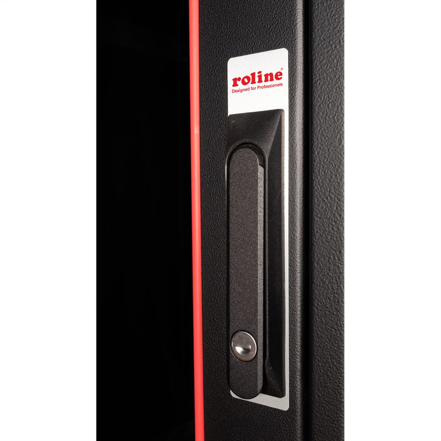 ROLINE 19-inch netwerkkast Pro 32 U, 600x600 BxD Glazen deur zwart
